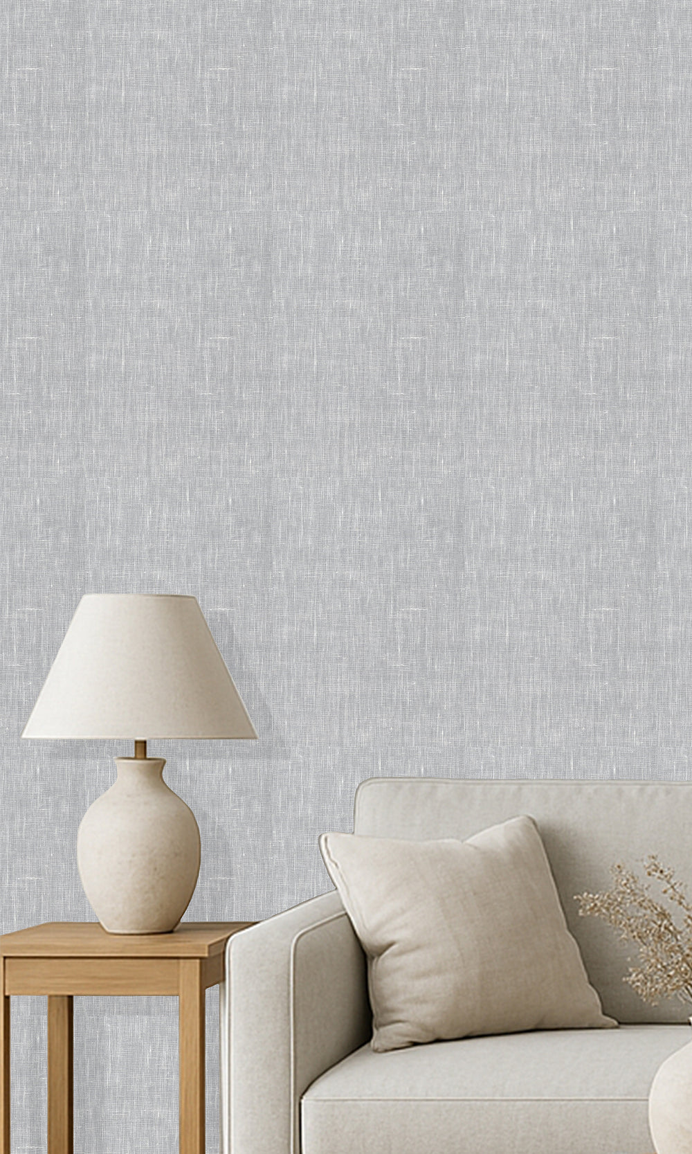 Silver Bullet Linen Weave Wallpaper R9838