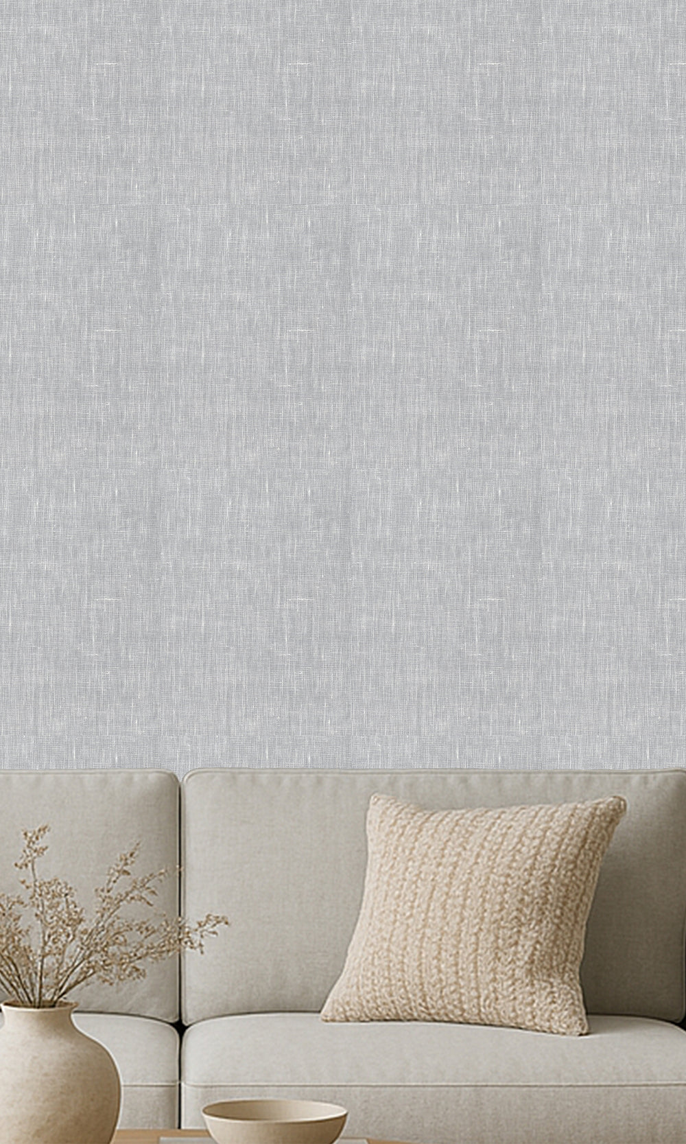 Silver Bullet Linen Weave Wallpaper R9838