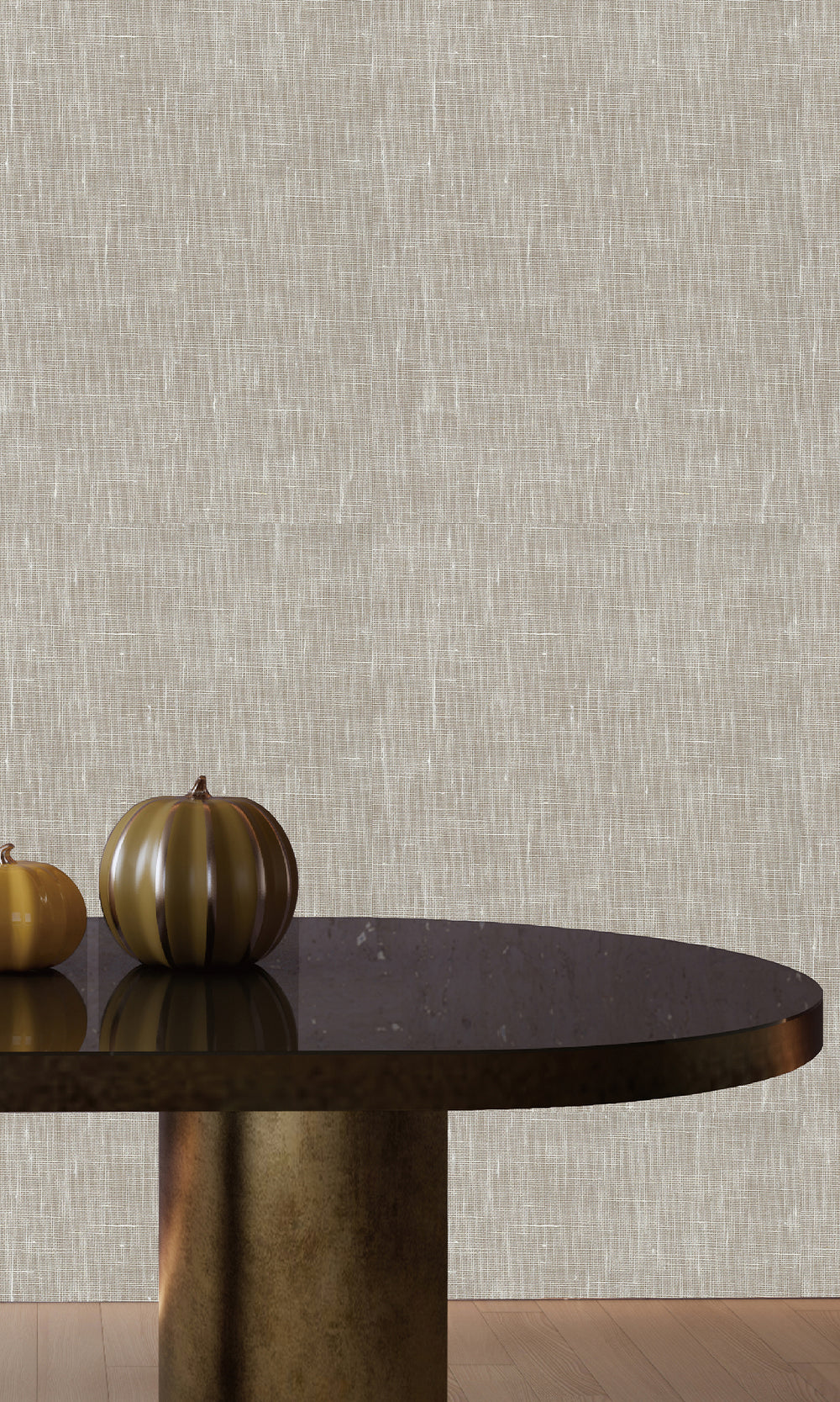 Tawny Owl Linen Weave Wallpaper R9842
