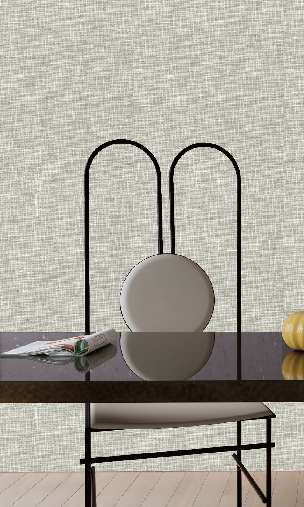 Pebble Walk Linen Weave Wallpaper R9844