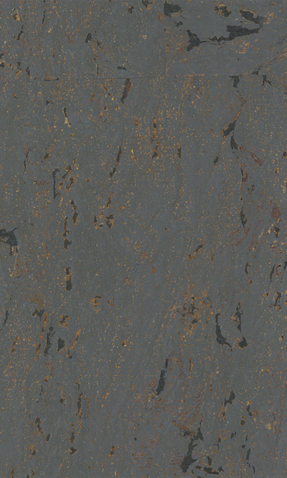 Charcoal Gray Abstract Collaged Cork Wallpaper R9845