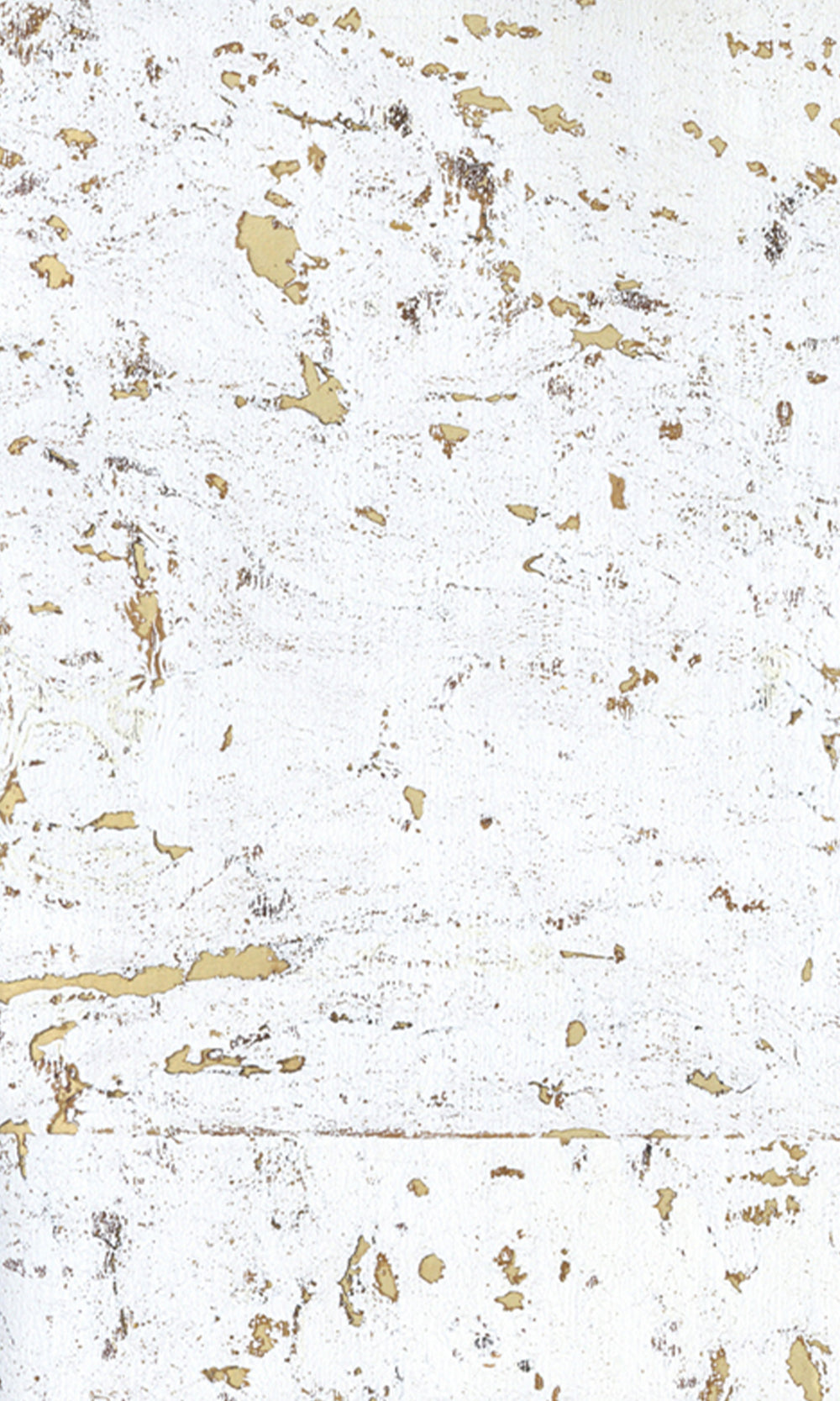 Warm white Abstract Collaged Cork Wallpaper R9851