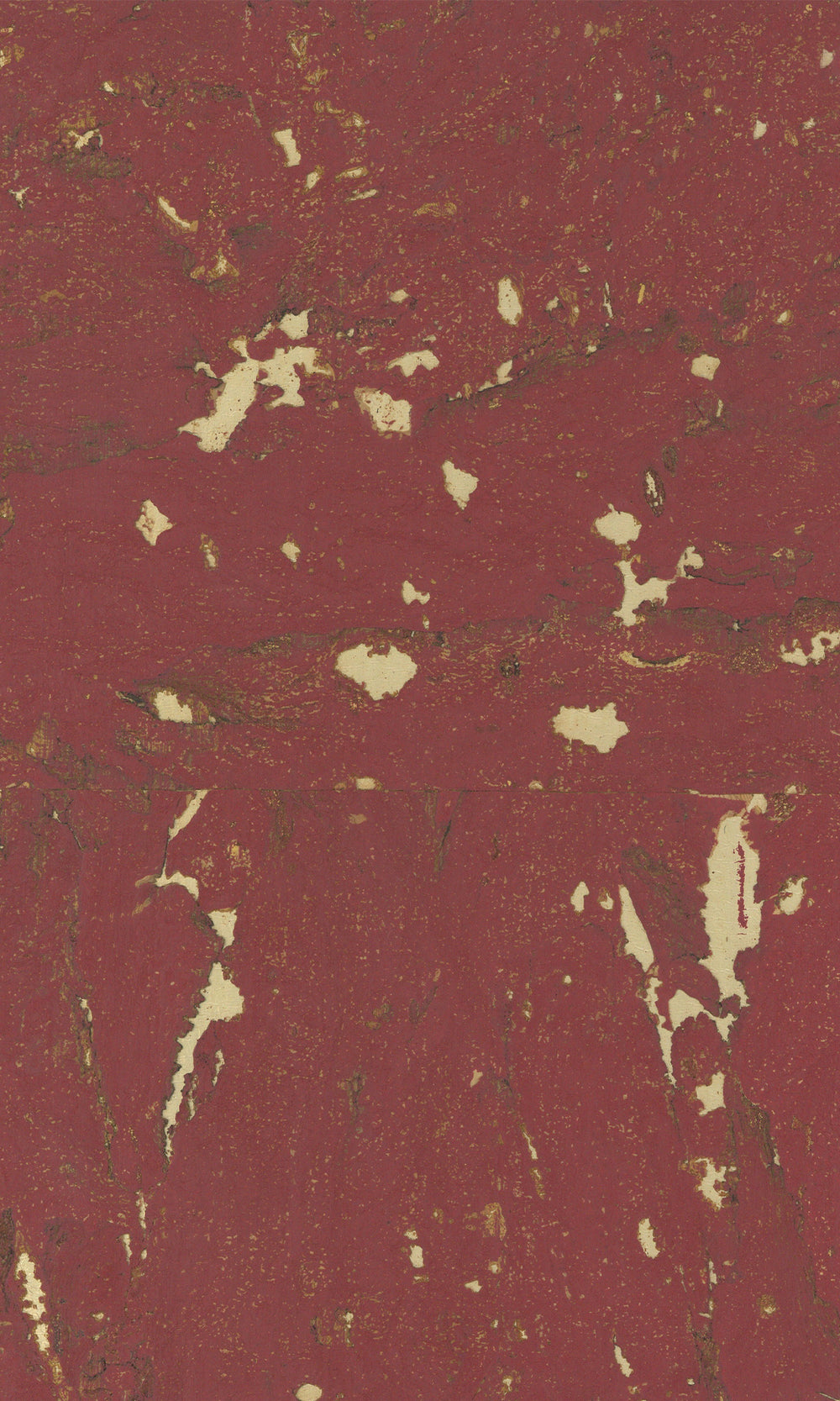 Mauve Wine Abstract Collaged Cork Wallpaper R9852