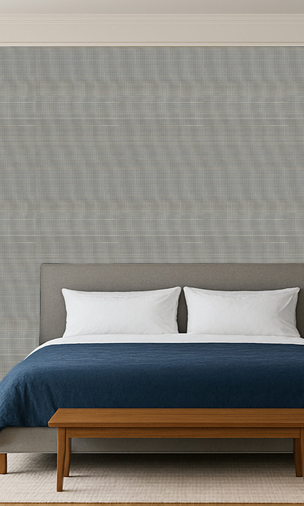 Namara Grey Abaca Weave Wallpaper R9856