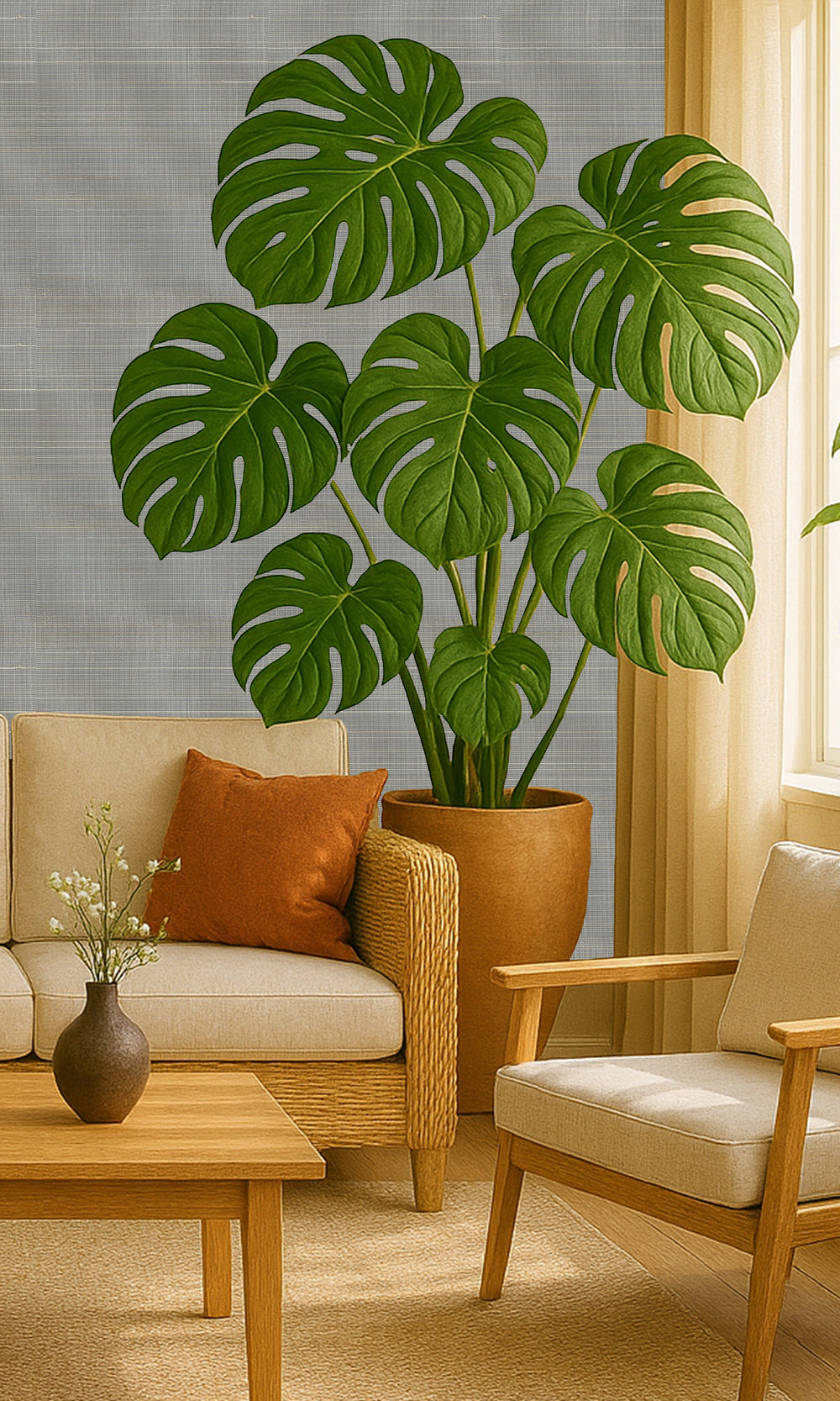 Namara Grey Abaca Weave Wallpaper R9856