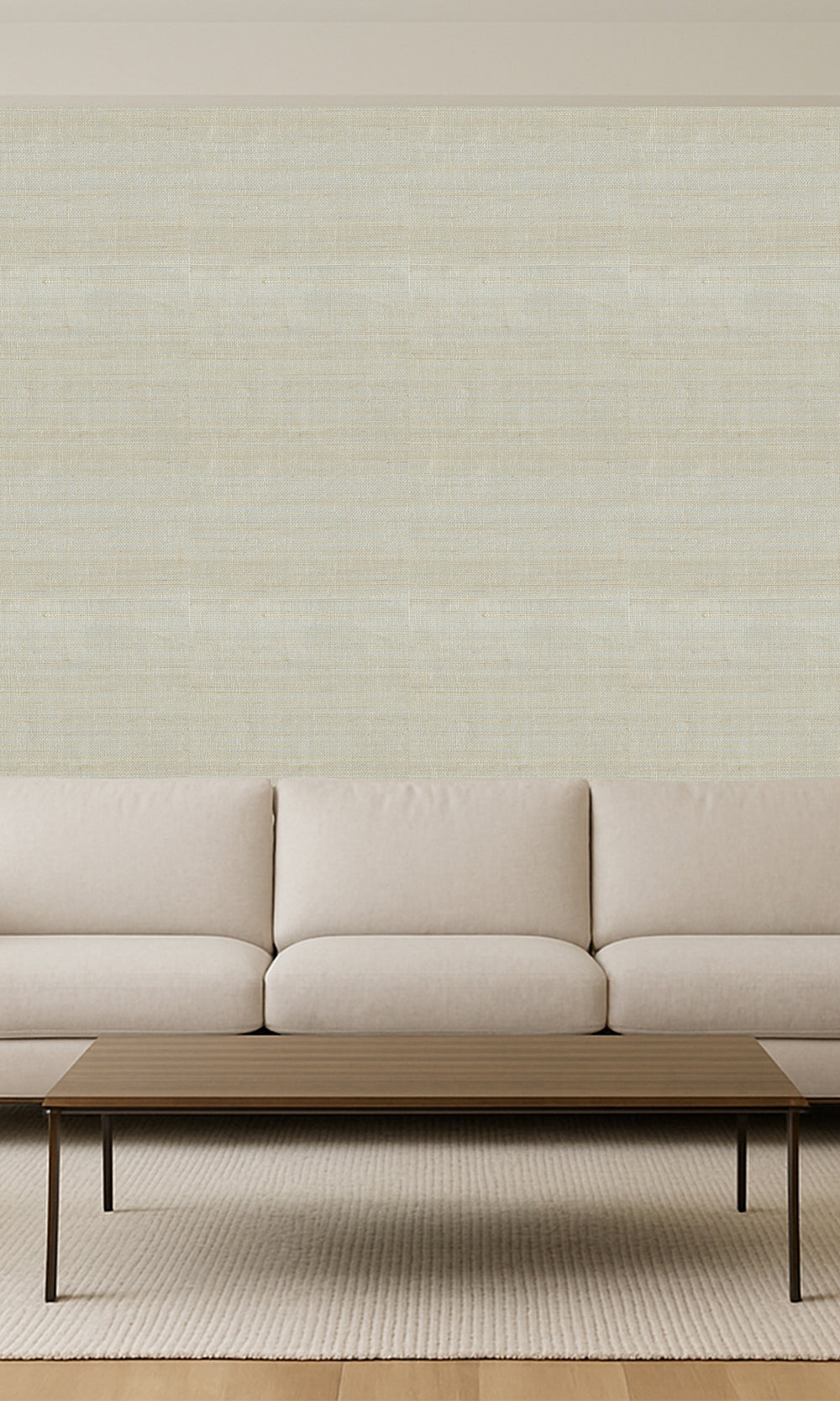 Ash Blue - Prairie Sage Abaca Weave Wallpaper R9857