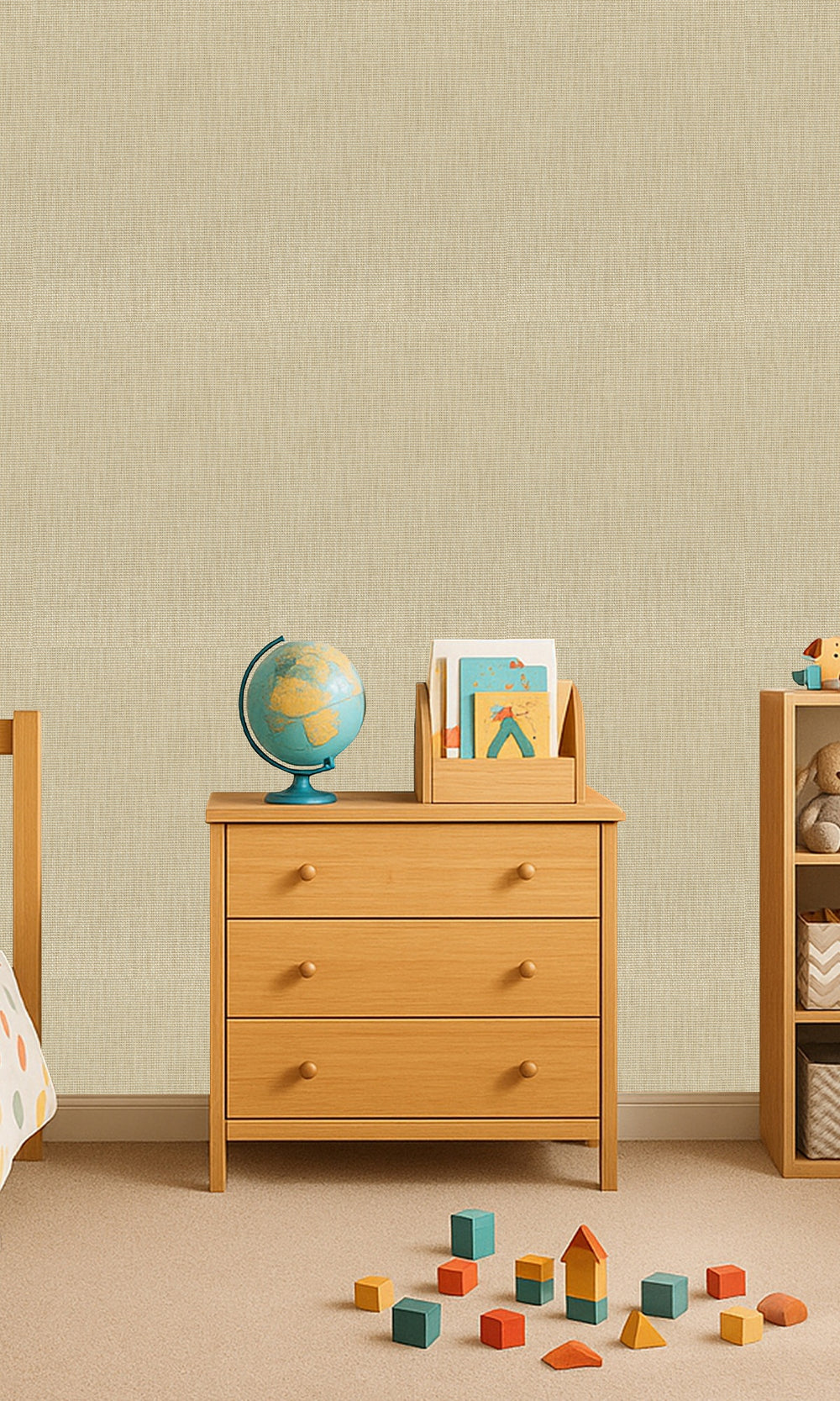 Cracker Khaki Paper Art Wallpaper R9862