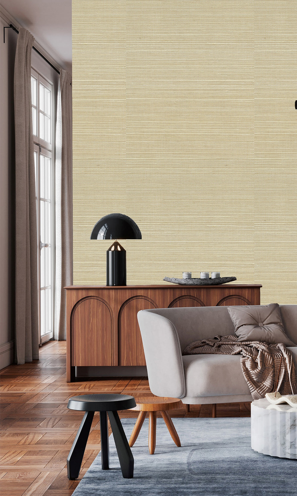 Hemp Rope Sisal Weave Wallpaper R9866