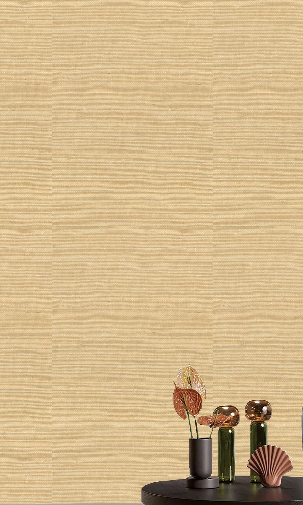 Clumsy Caramel Sisal Weave Wallpaper R9867