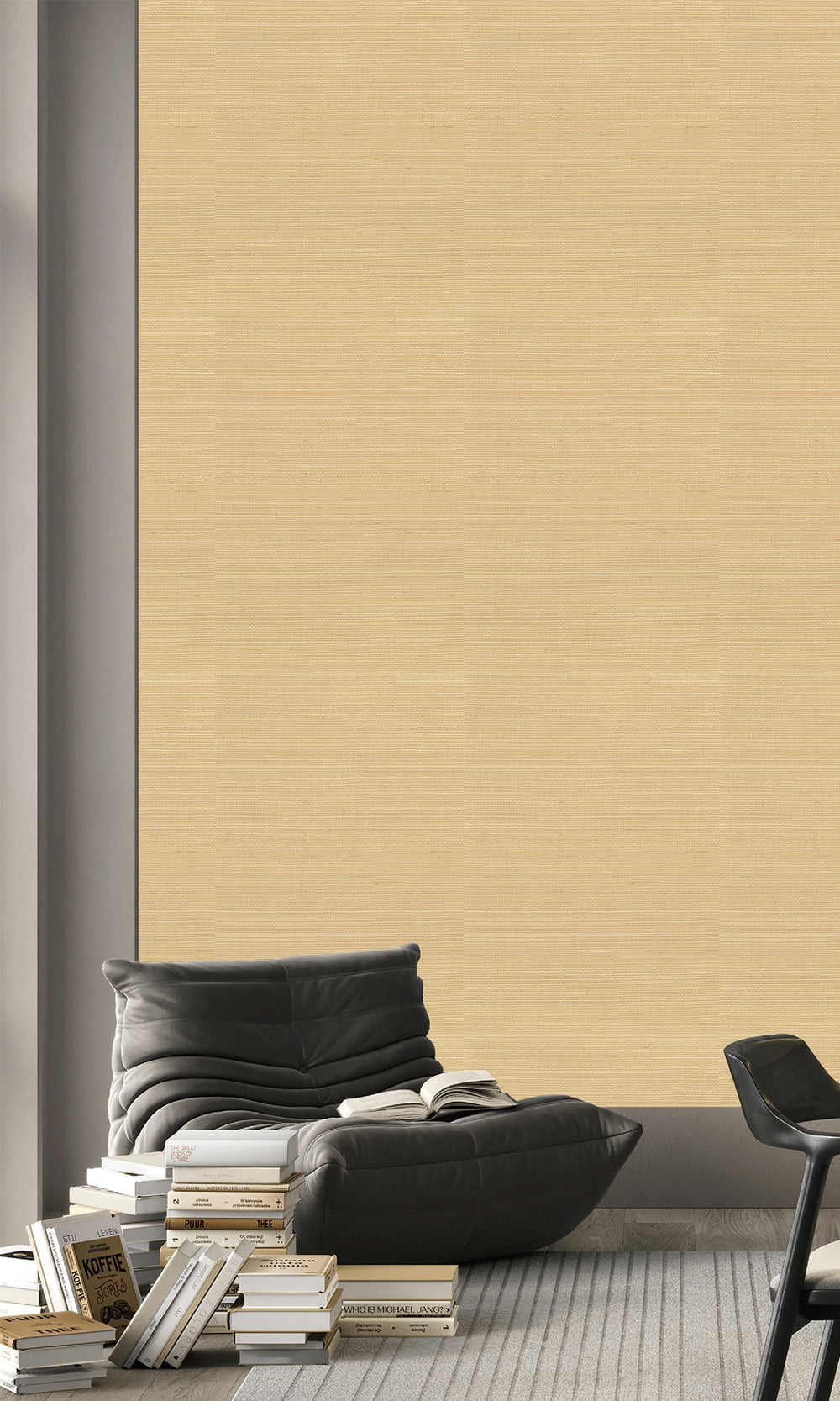 Clumsy Caramel Sisal Weave Wallpaper R9867