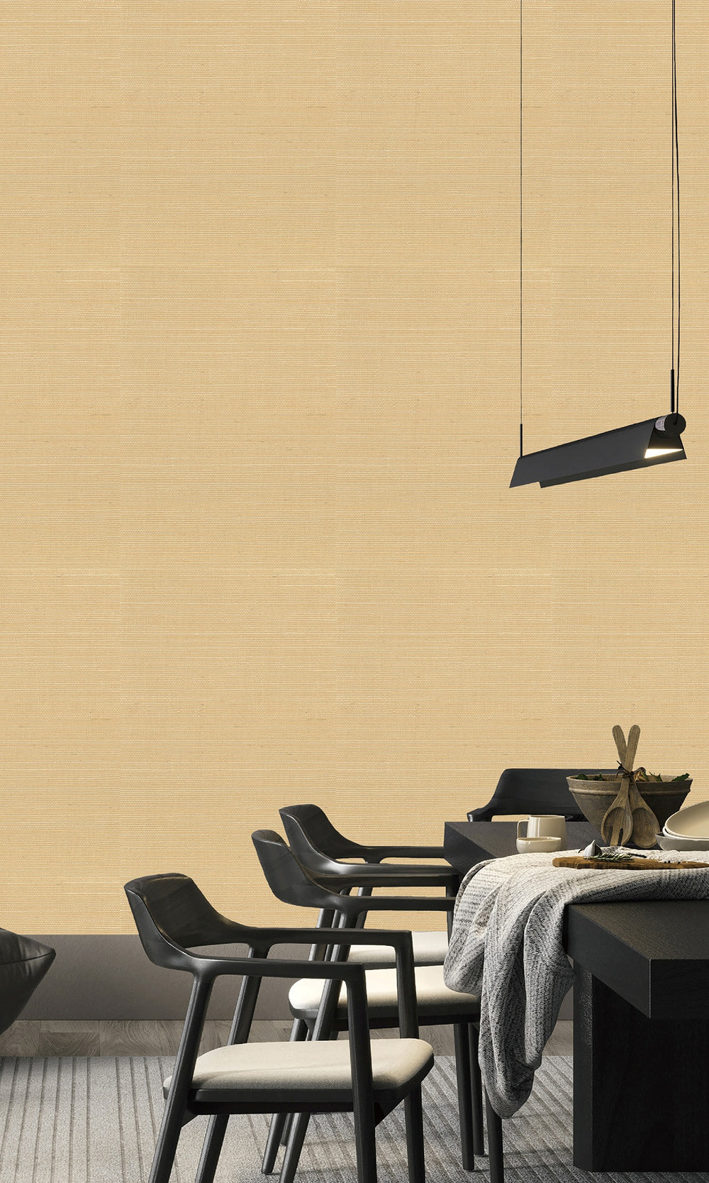 Clumsy Caramel Sisal Weave Wallpaper R9867
