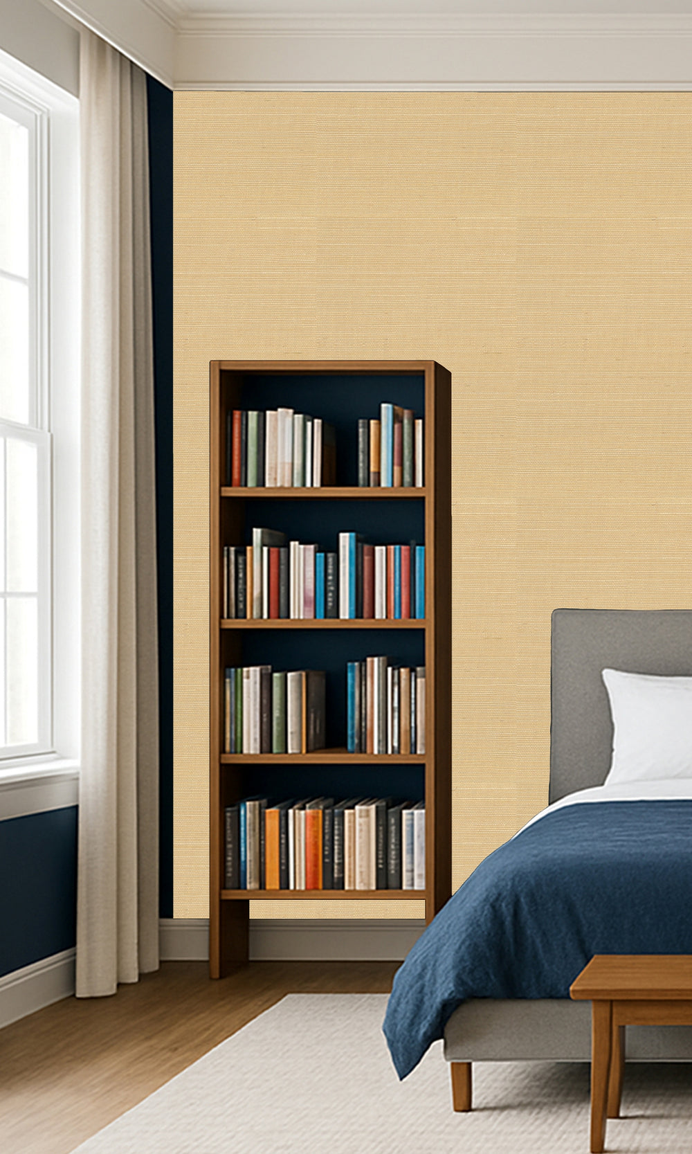 Clumsy Caramel Sisal Weave Wallpaper R9867