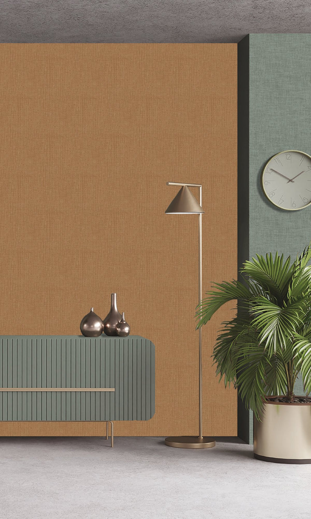 Roman Brick Faux Denim Effect Wallpaper R9873