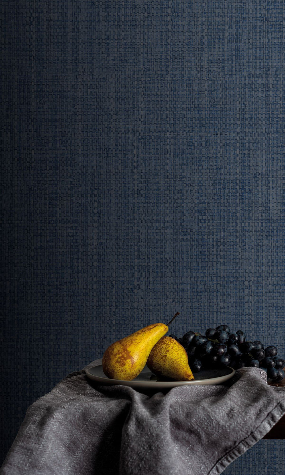 Blue Slate Faux Denim Effect Wallpaper R9875