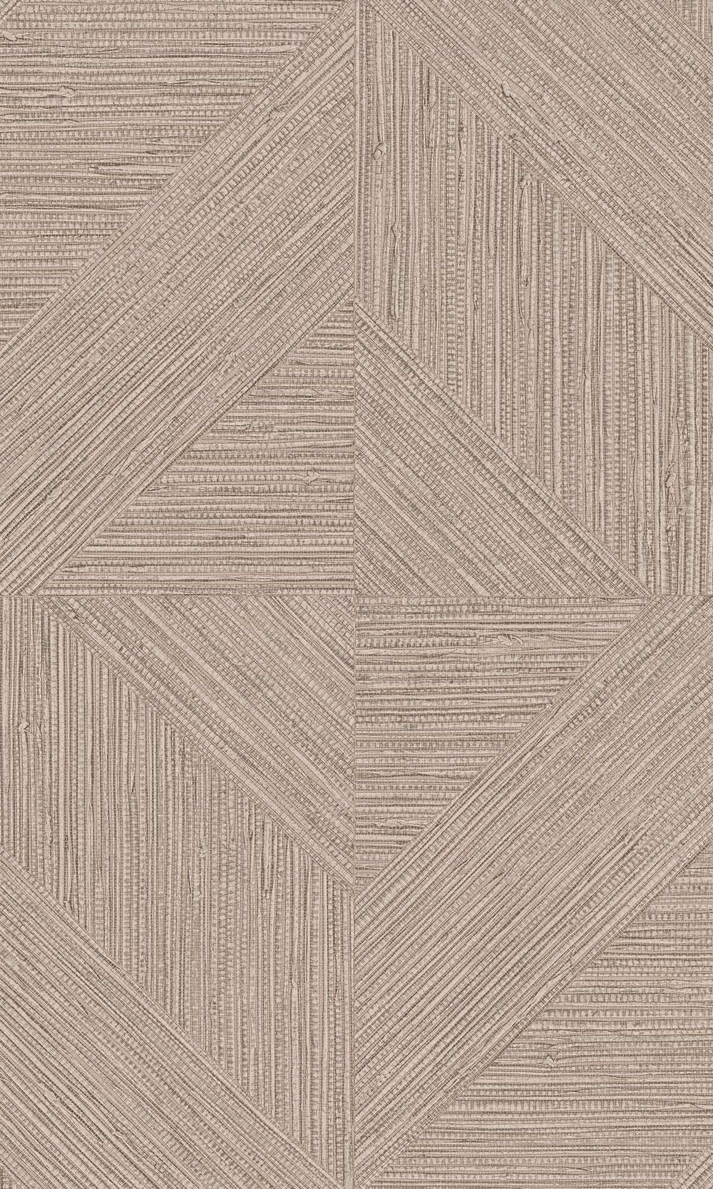 Dijon Brown Tiled Faux Grasscloth Print Wallpaper R9880