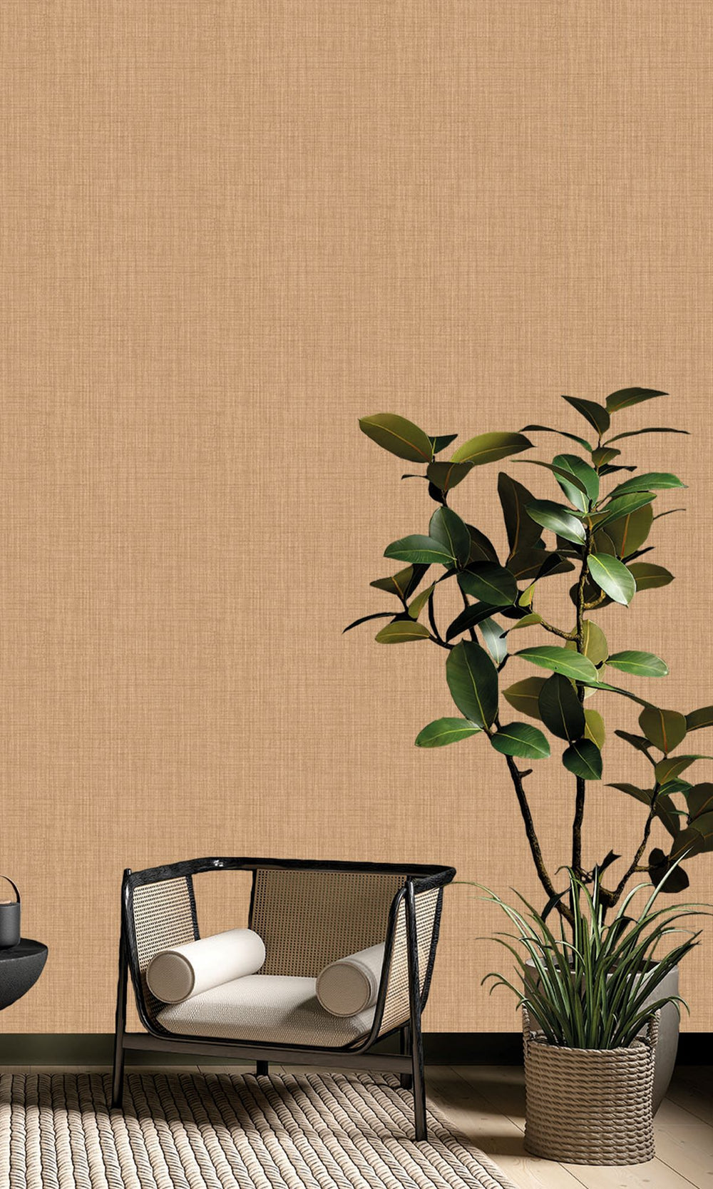 Fenugreek Textile Print Wallpaper R9883
