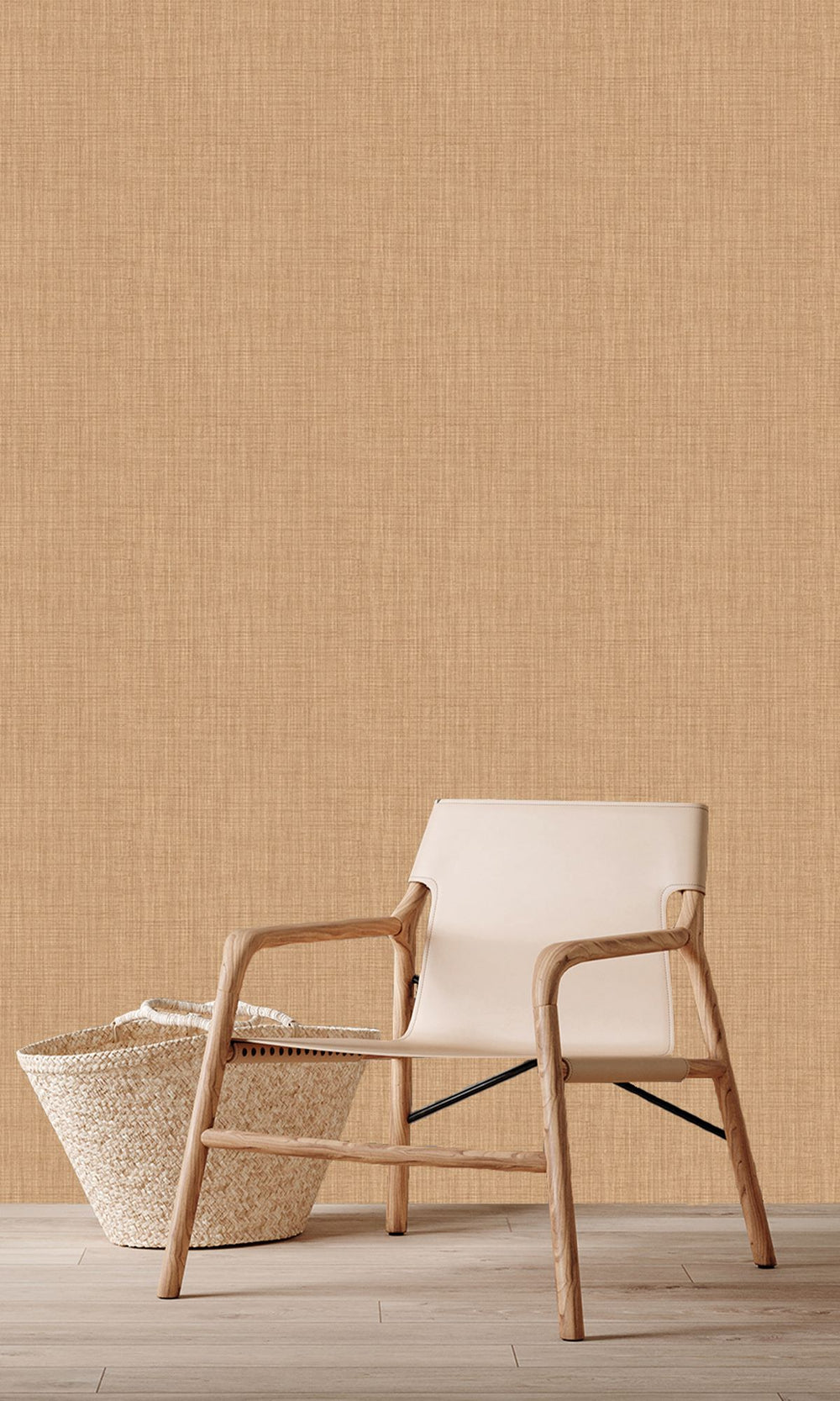 Fenugreek Textile Print Wallpaper R9883