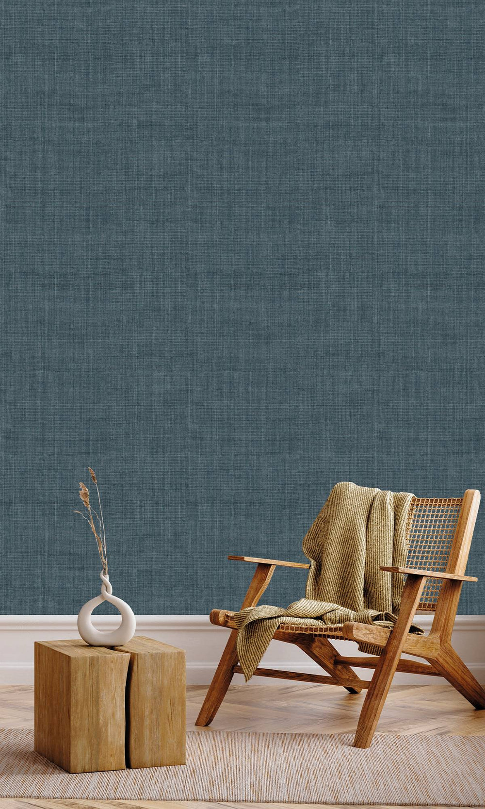 Mountain Pine Textile Print Wallpaper R9890