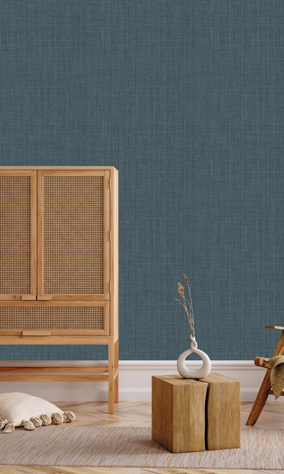 Mountain Pine Textile Print Wallpaper R9890