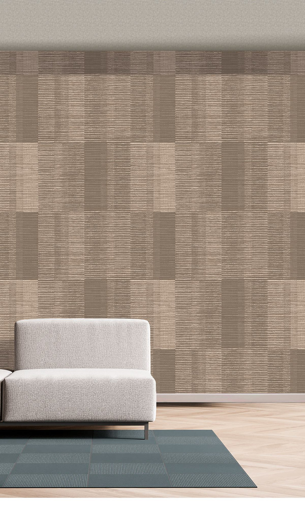 Caribou Tartan Print Wallpaper R9893