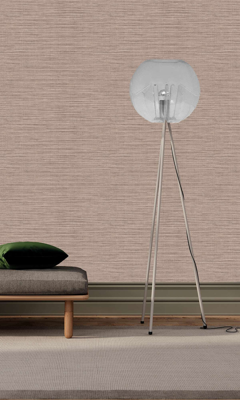 Tanglewood Faux Linen Weave Wallpaper R9899
