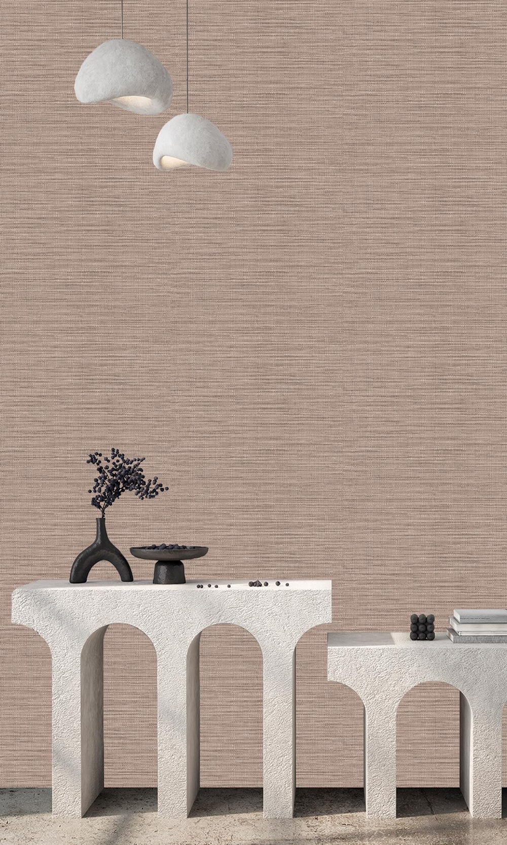 Tanglewood Faux Linen Weave Wallpaper R9899