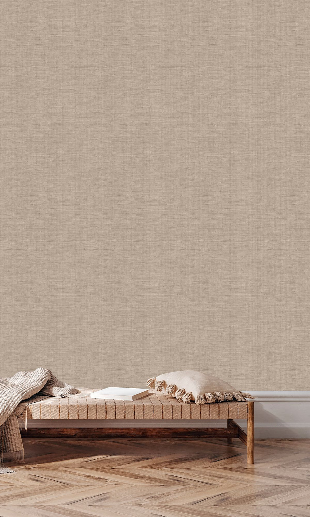 Birchwood Faux Grasscloth Effect Wallpaper R9906