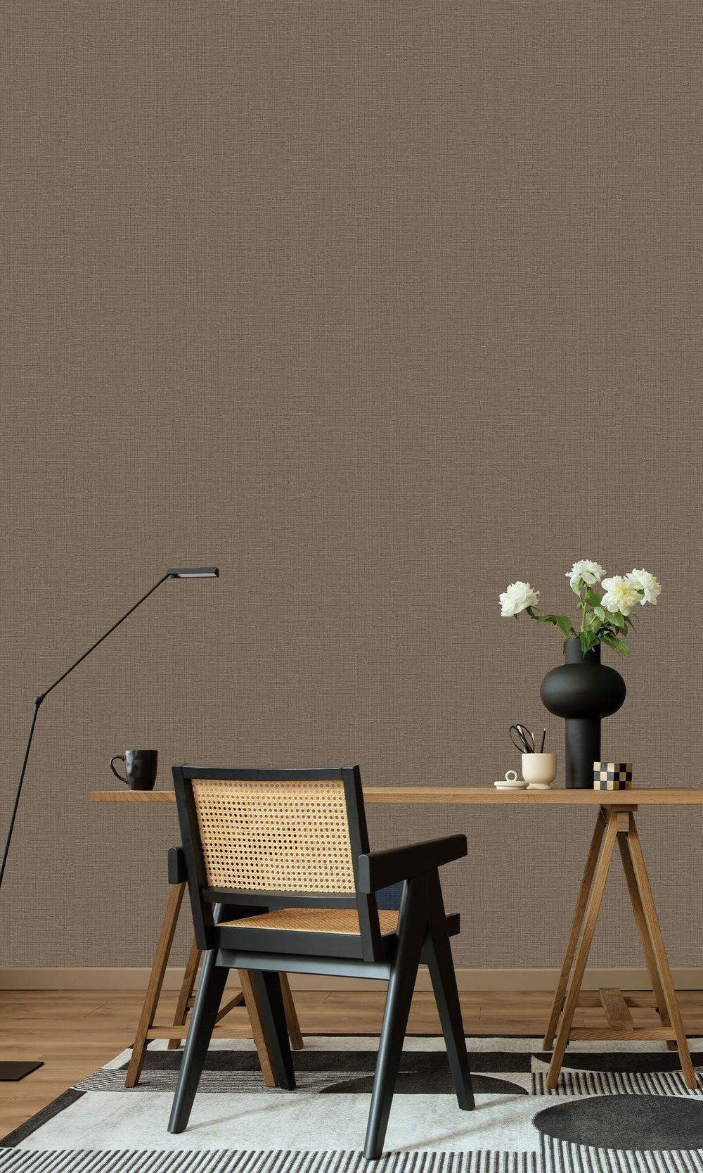 Ceylonese Faux Grasscloth Effect Wallpaper R9907