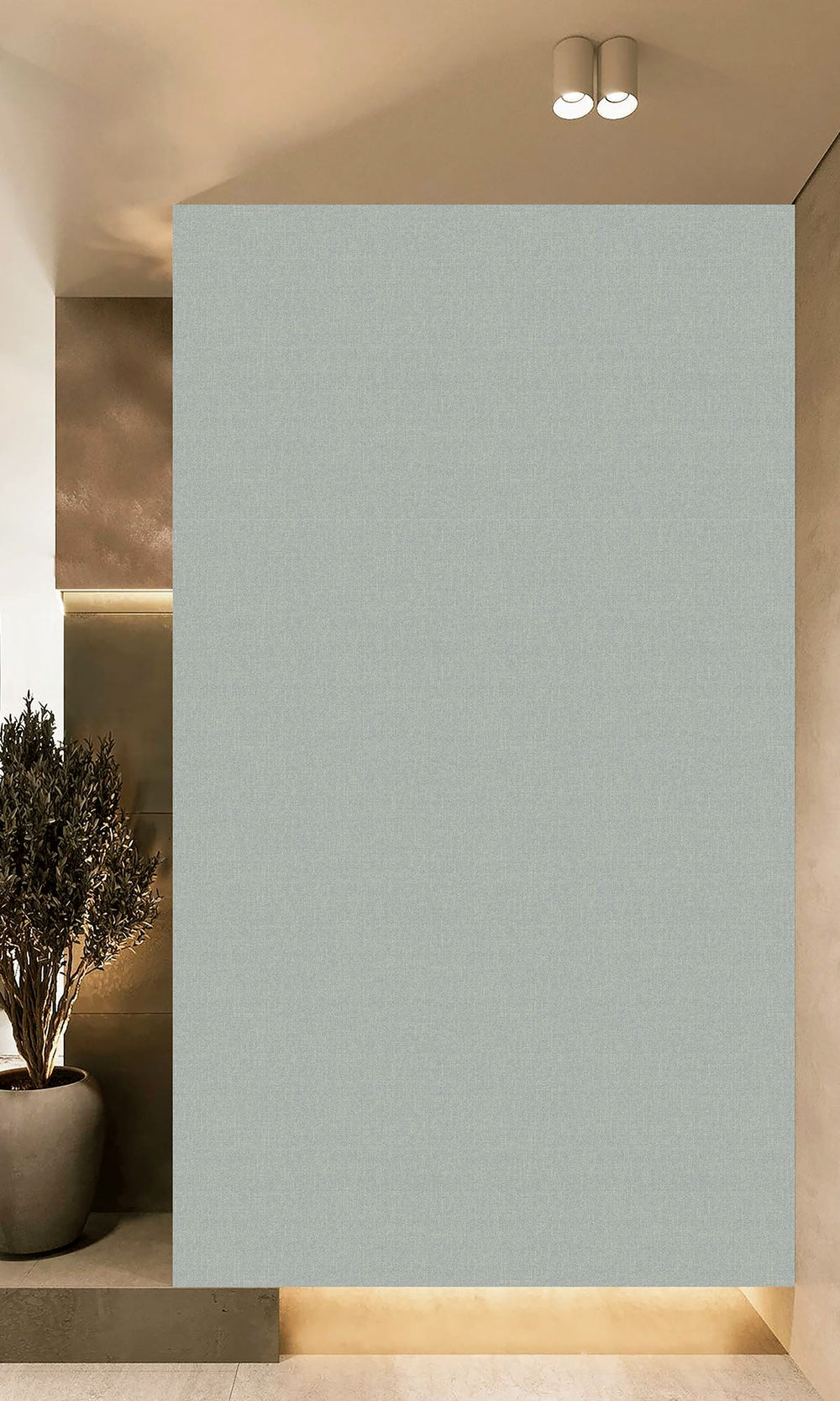 Greystone Scratched Fabric Print Wallpaper R9918
