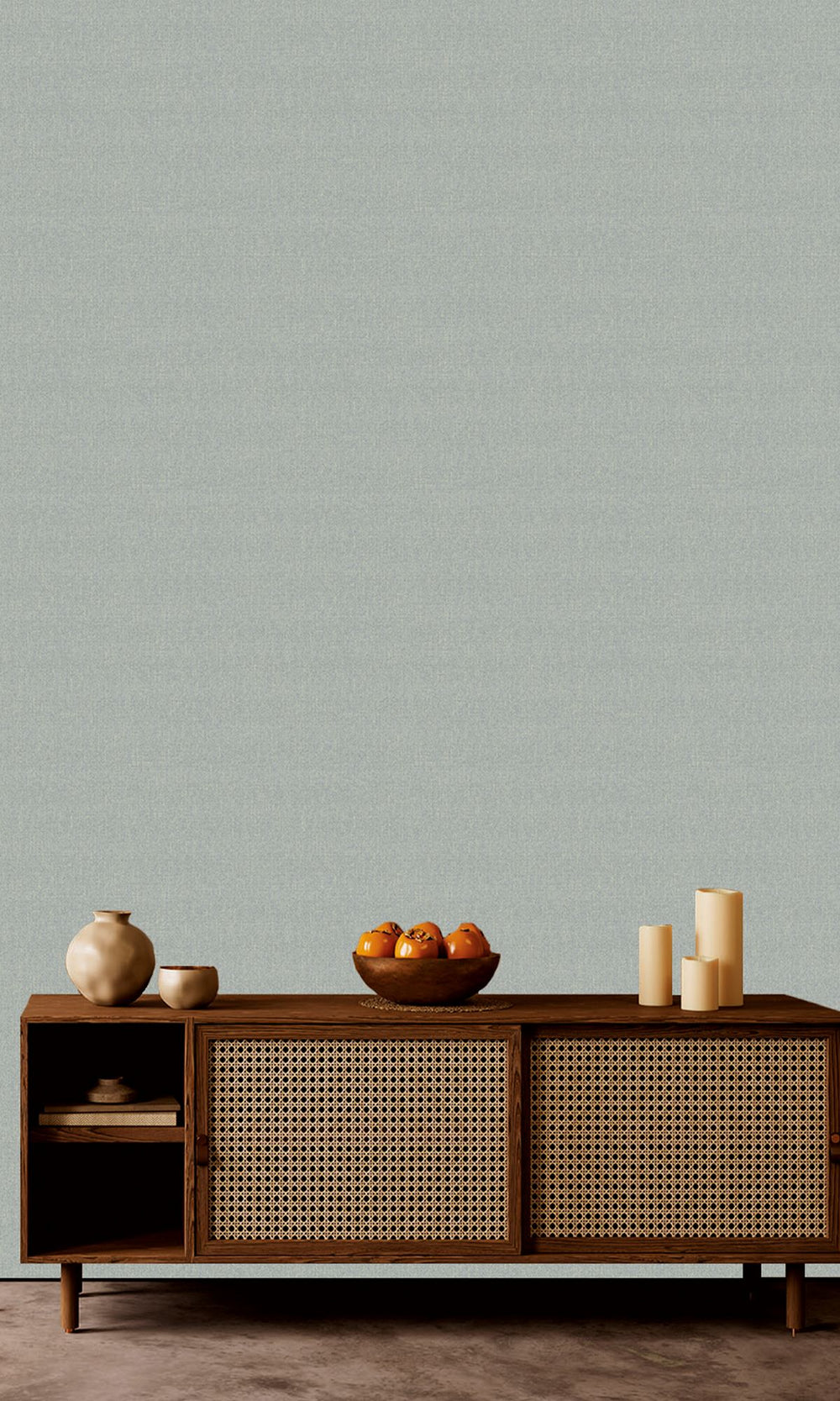 Greystone Scratched Fabric Print Wallpaper R9918