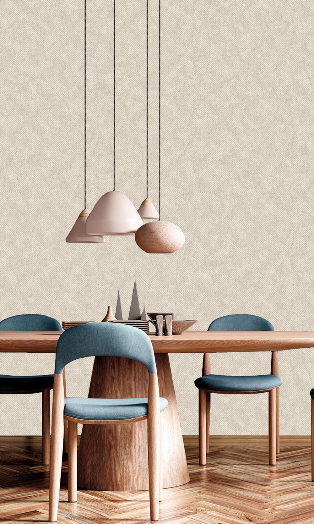 Polished Limestone Khaki Print Wallpaper R9925