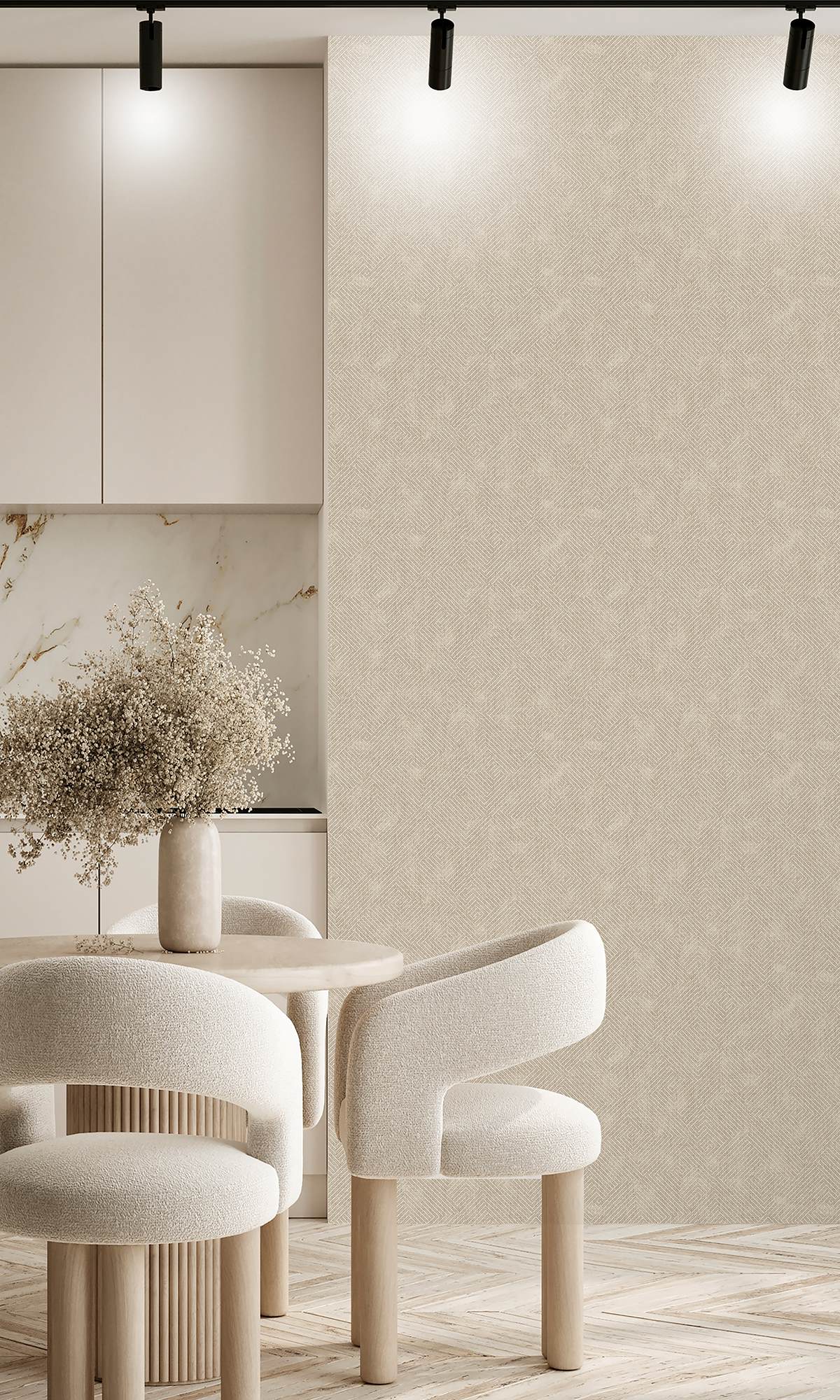 Bermuda Sand Khaki Print Wallpaper R9926