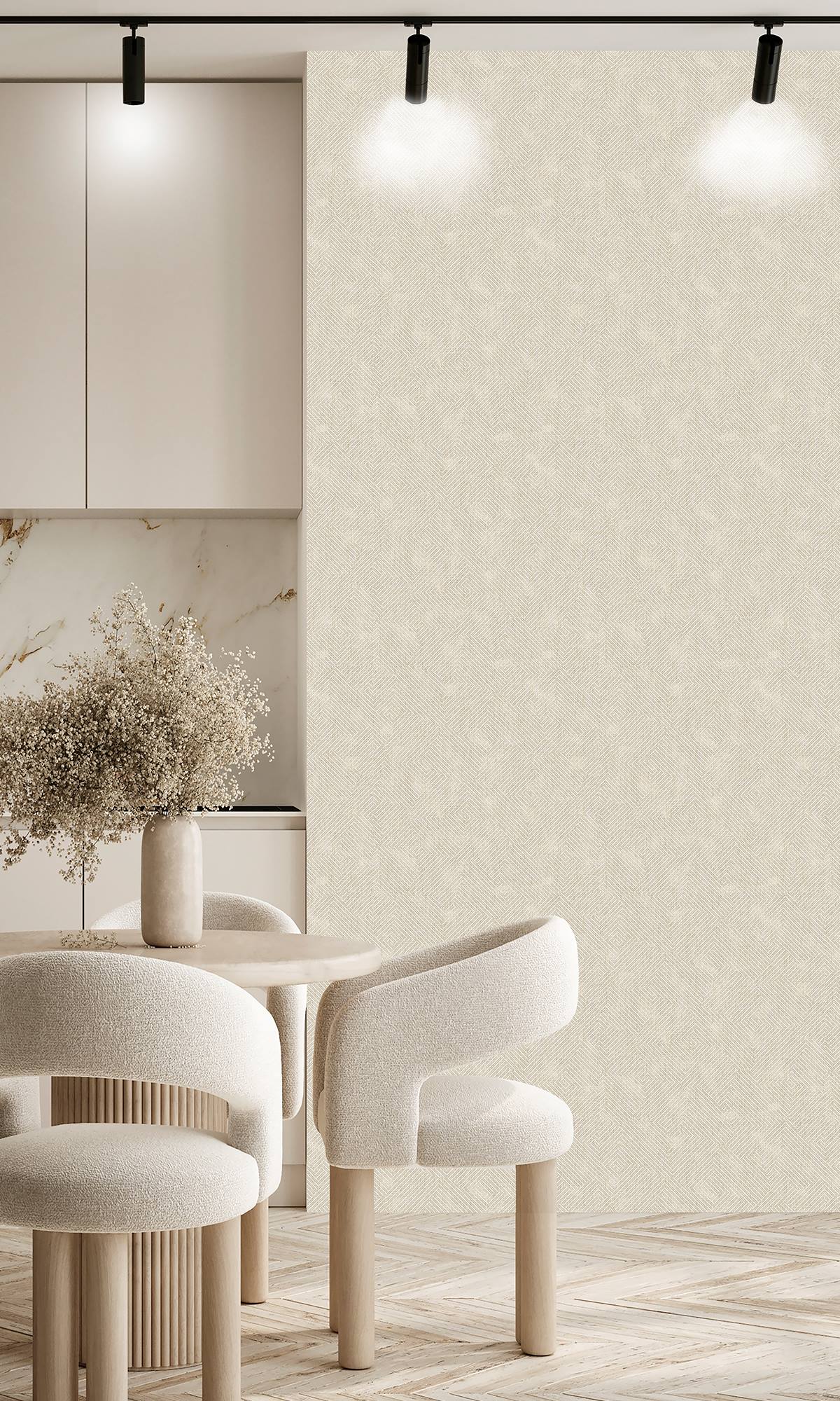 Abbey Road Khaki Print Wallpaper R9927
