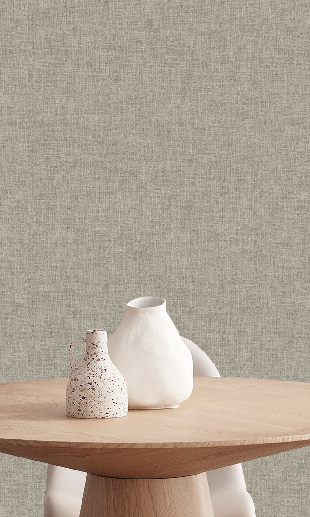 Abbey Stone Wavy Textile Plain Wallpaper R9957