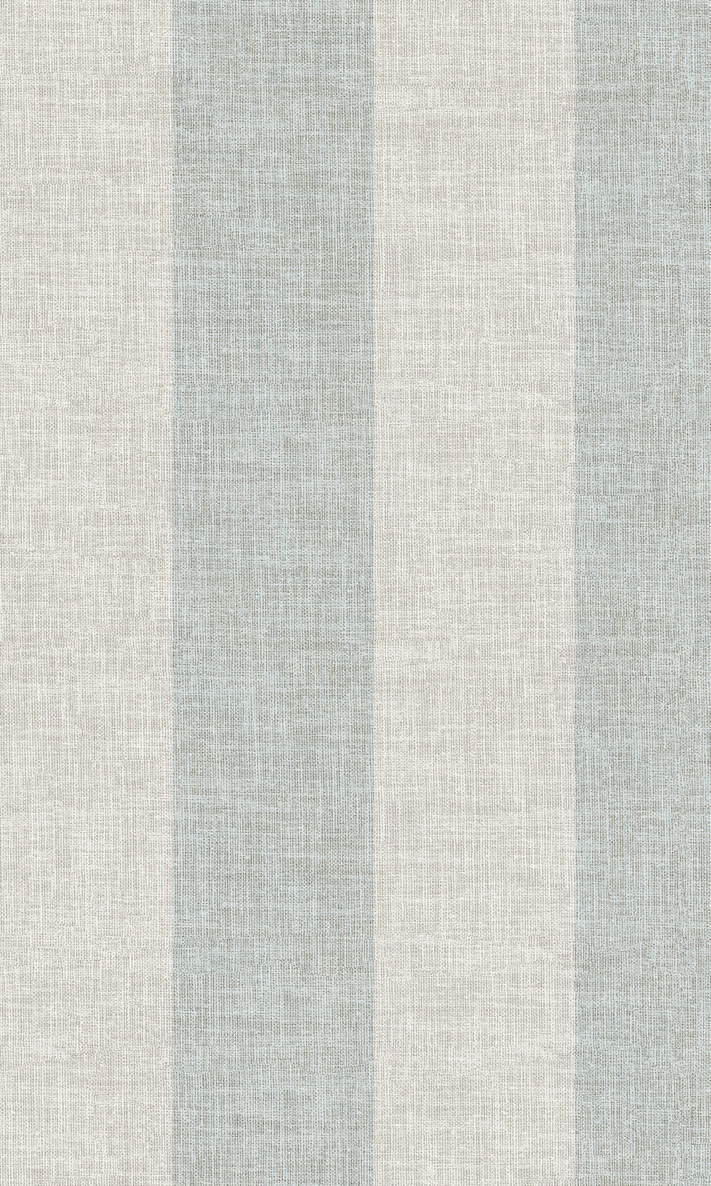 Snow Drift & Silky Green Wavy Textured Stripes Wallpaper R9964