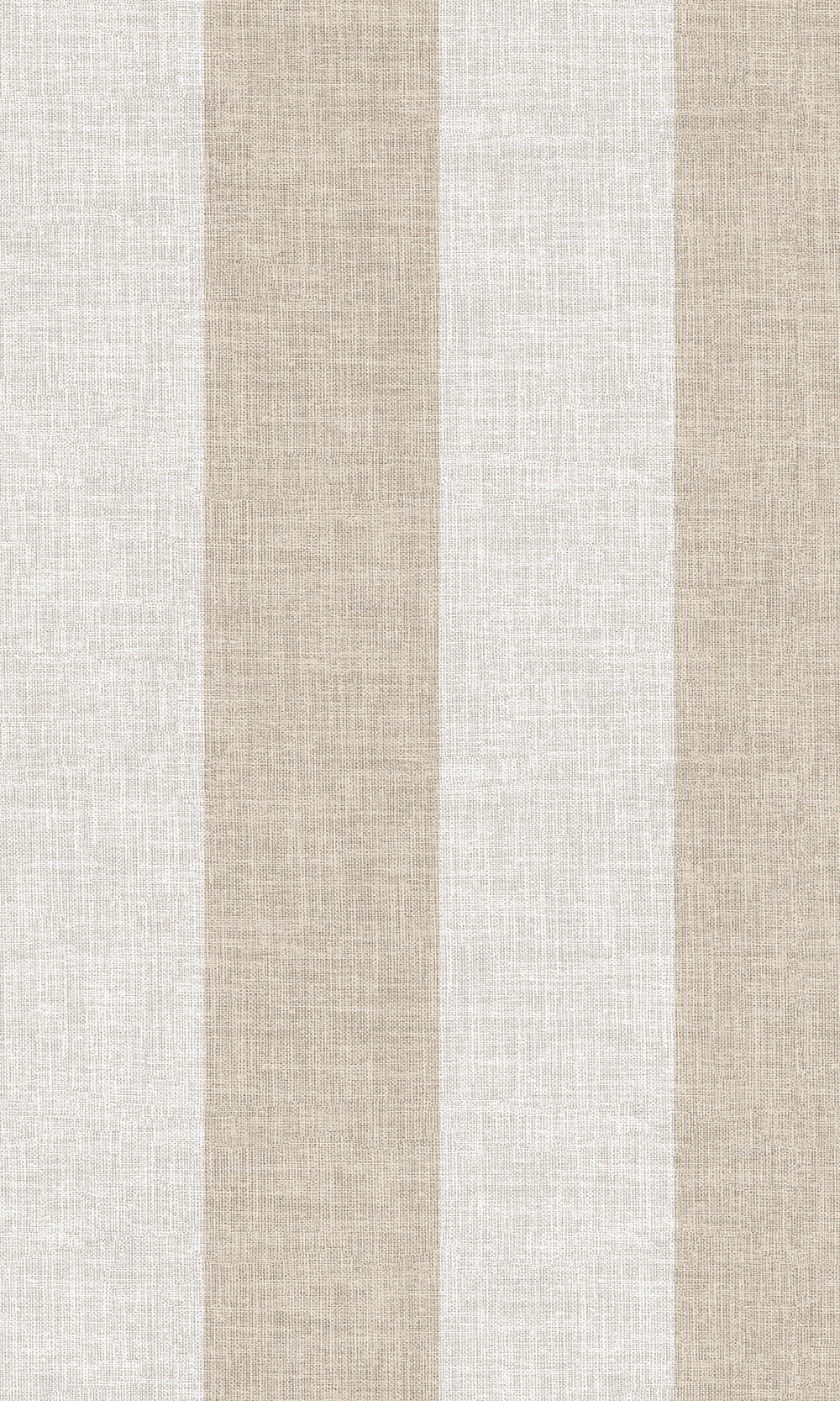 Offwhite & Birchwood Wavy Textured Stripes Wallpaper R9965