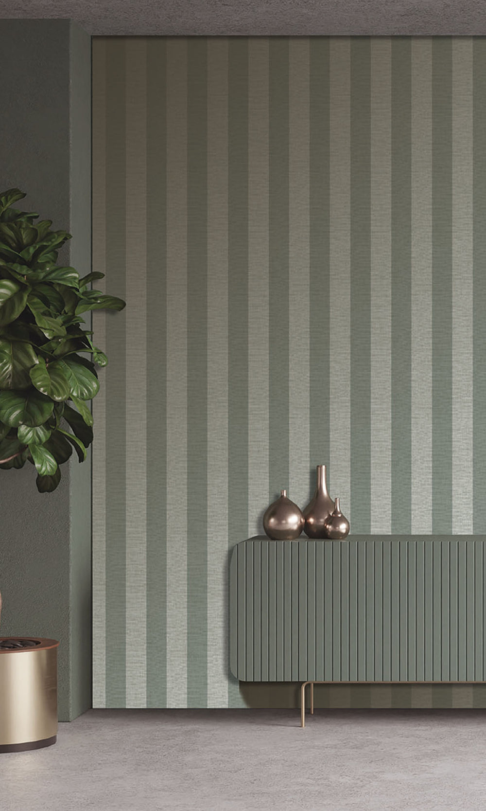 Coolwind & Mossleaf Wavy Textured Stripes Wallpaper R9966