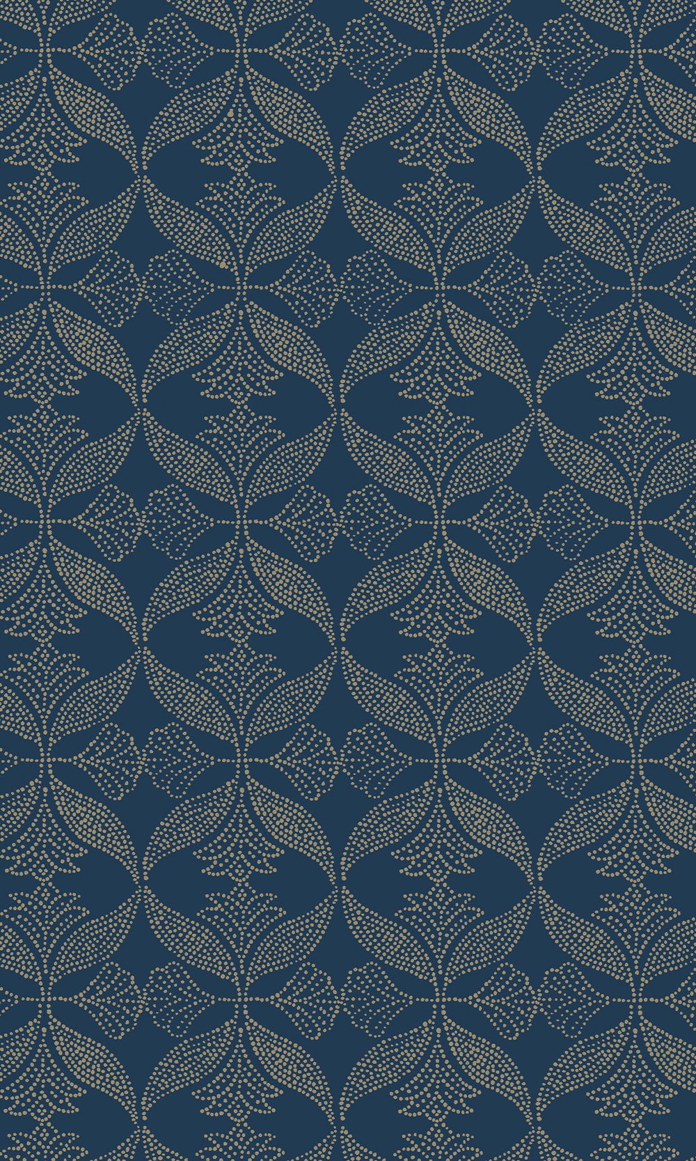 Subterranean River Ornamental Ogee Wallpaper R9974