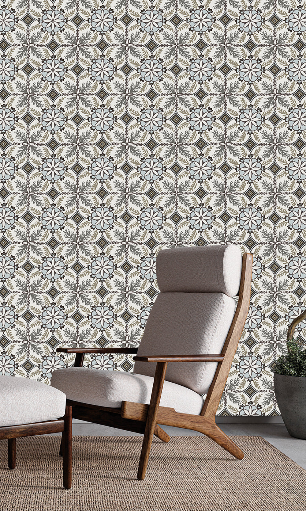 Armory & Arctic Fox Moroccan Tiles Wallpaper R9976
