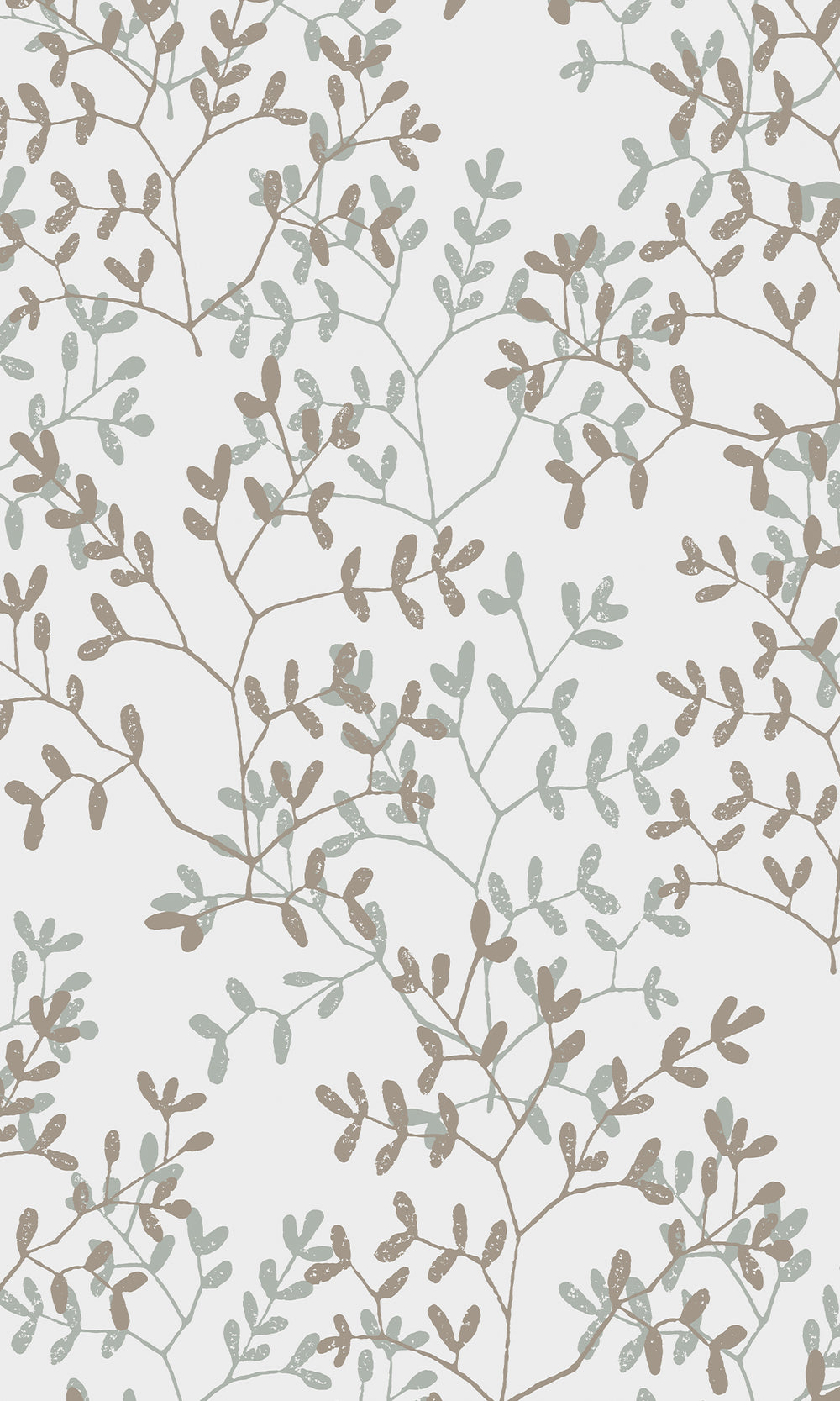 Southern Pine & Coronation Gray Dual Toned Branches Wallpaper R9979