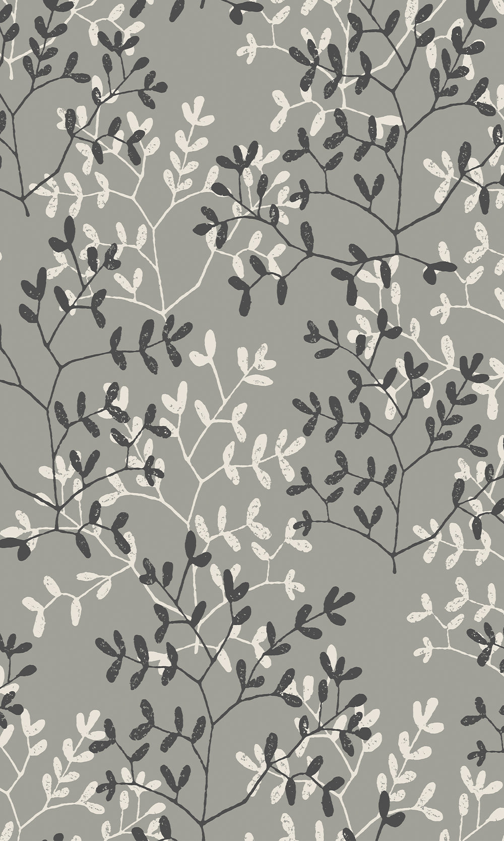 Friar Grey & Black Oak Dual Toned Branches Wallpaper R9981