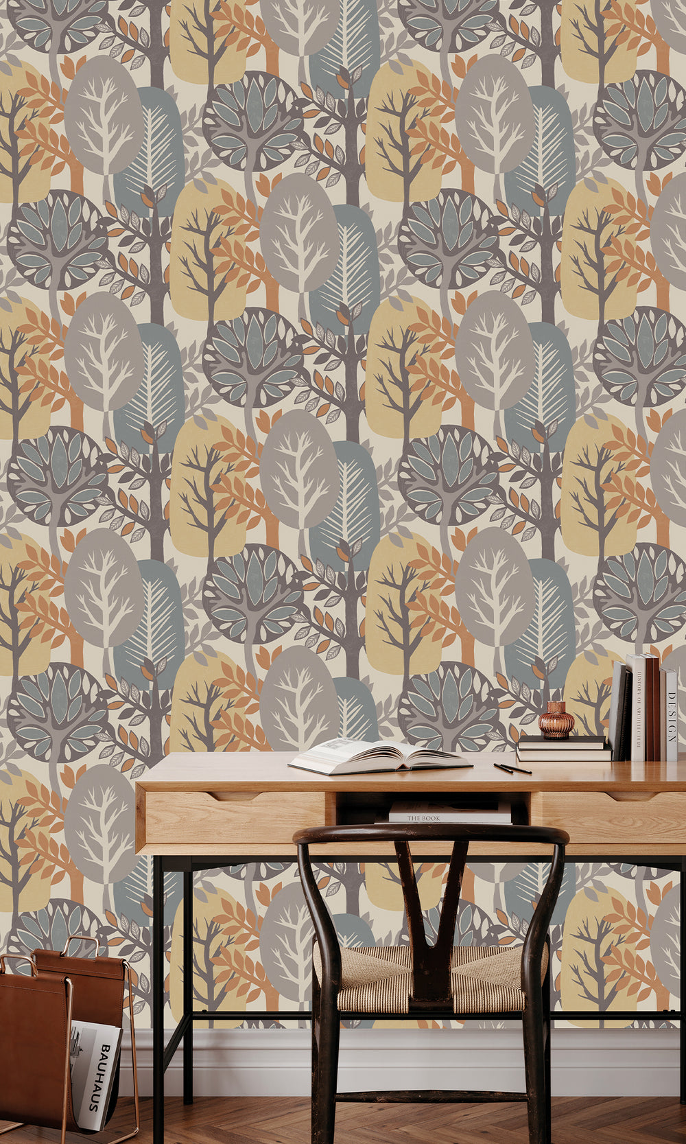 Warm Haze & Desert Floor Nature's Forest Wallpaper R9993