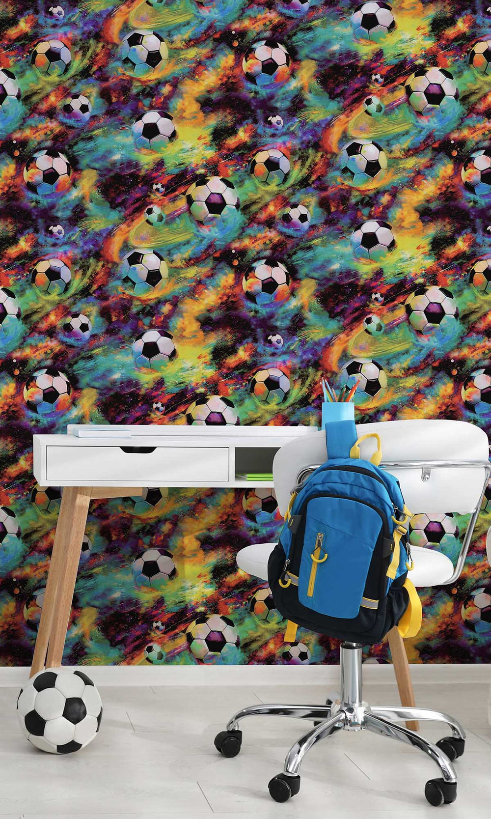 Multi Football Galaxy Wallpaper R9998