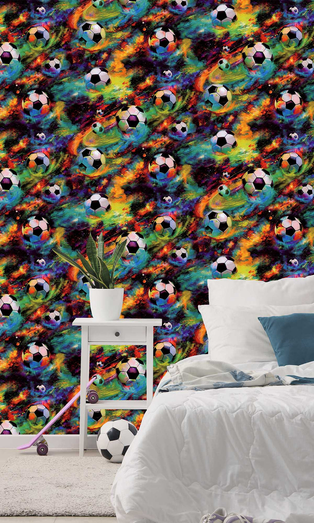 Multi Football Galaxy Wallpaper R9998