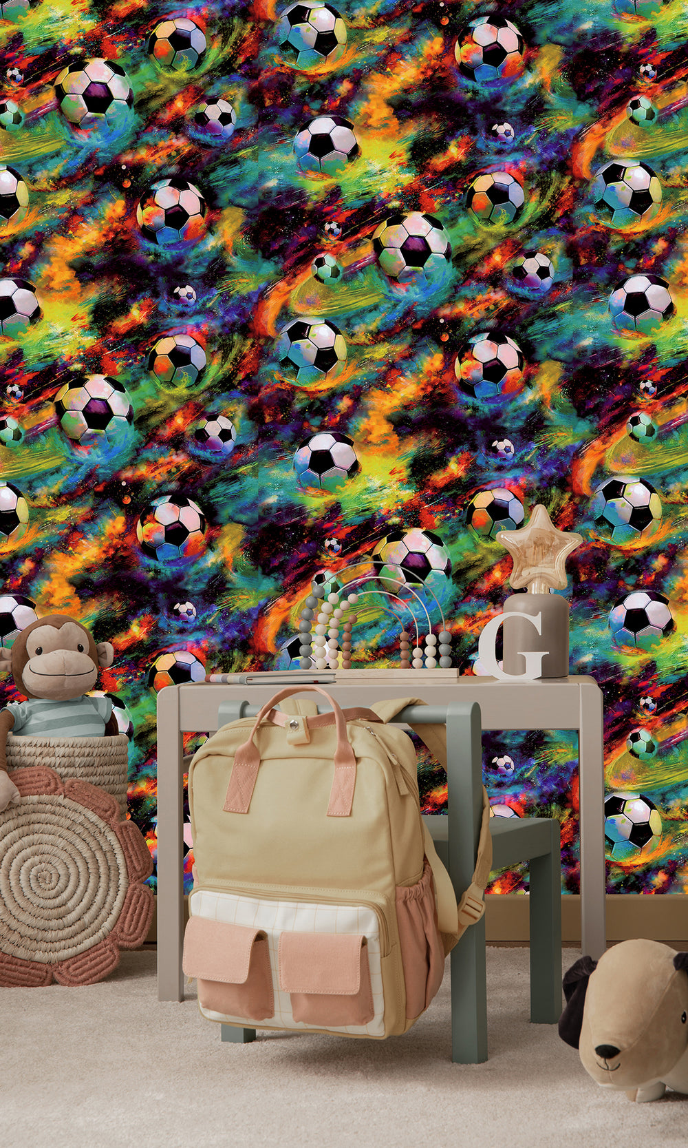 Multi Football Galaxy Wallpaper R9998