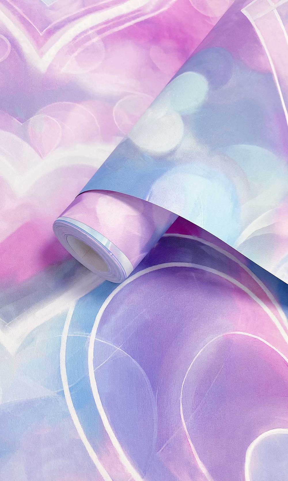 Pink/Blue Enchanting Hearts Wallpaper R9999