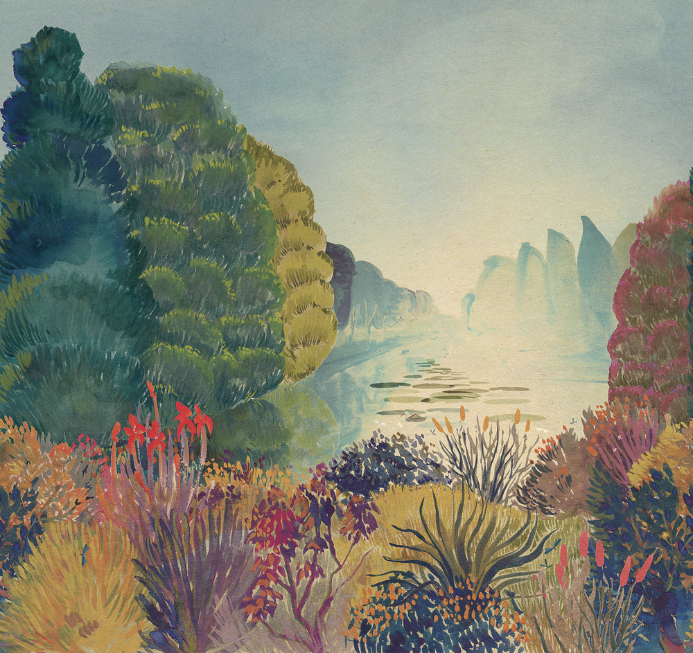 Multicolor Nature Landscape Wallpaper RM9024