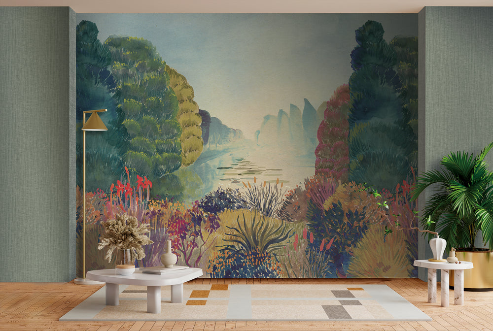 Multicolor Nature Landscape Wallpaper RM9024