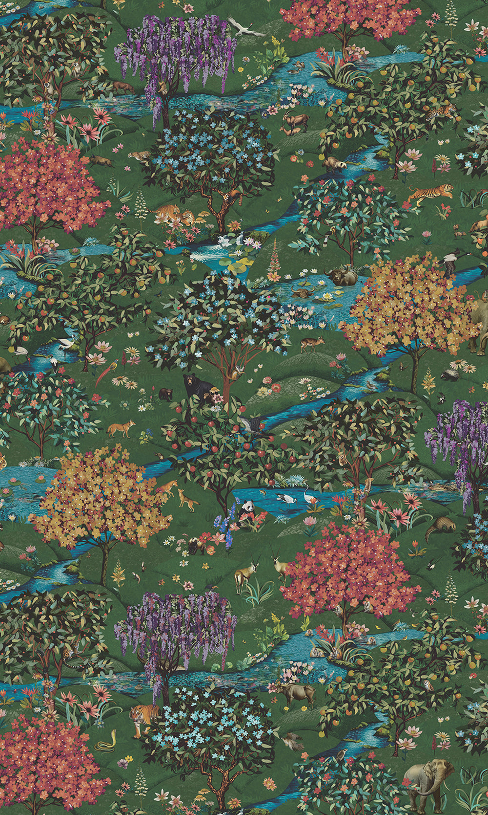Multi Enchanting Forest and Hills Wallpaper RM9041
