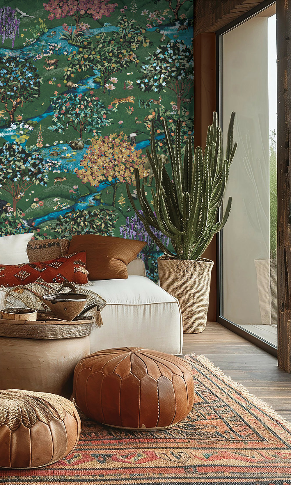 Multi Enchanting Forest and Hills Wallpaper RM9041